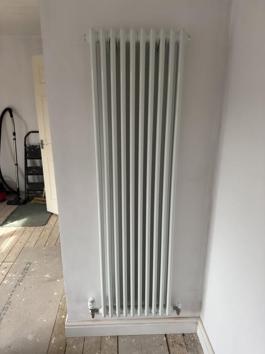Radiator fitted and connected by L.C Plumbing Services